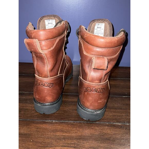 Rocky Work Ranger Boots Waterproof Men’s Size 12 W #6224 Steel Toe main image 6